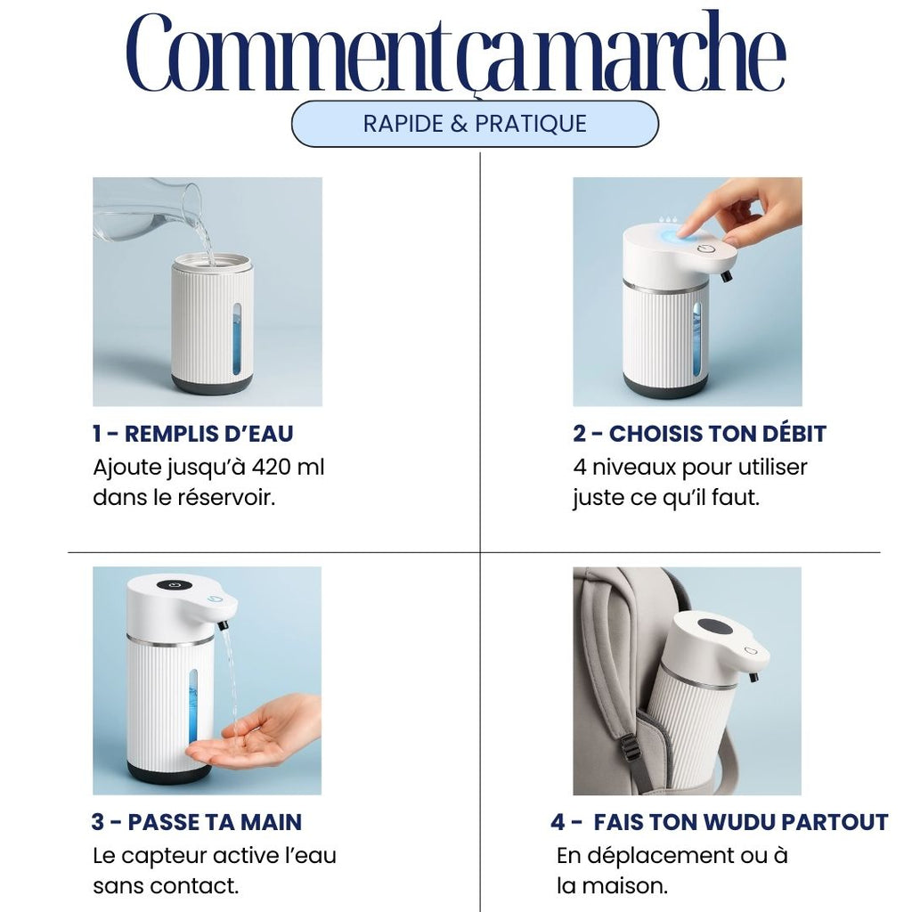 Wuduna - le wudu portable